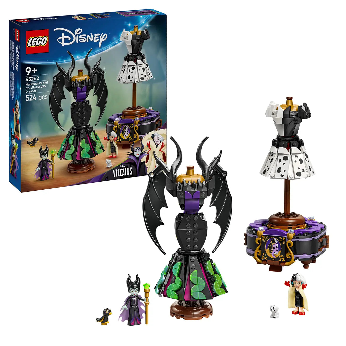 LEGO® │ Disney 43262 Maleficent's And Cruella De Vil's Dresse