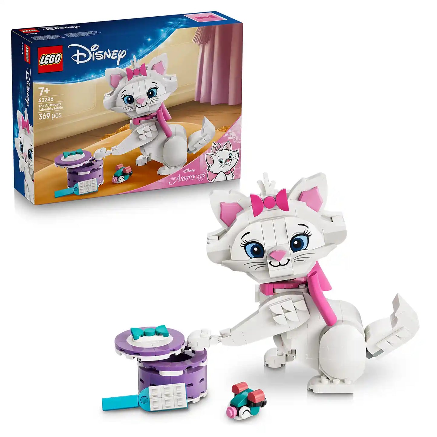 LEGO® │ Disney 43286 Roztomilá Marie z filmu Aristokočky