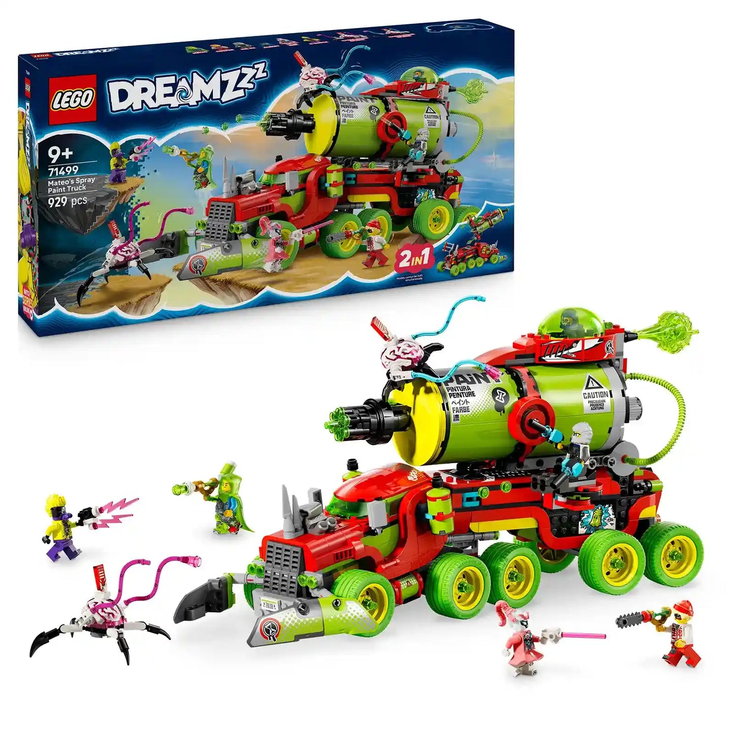 LEGO® DREAMZzz™ 71499 Mateovo vozidlo v podobě barvy ve spreji