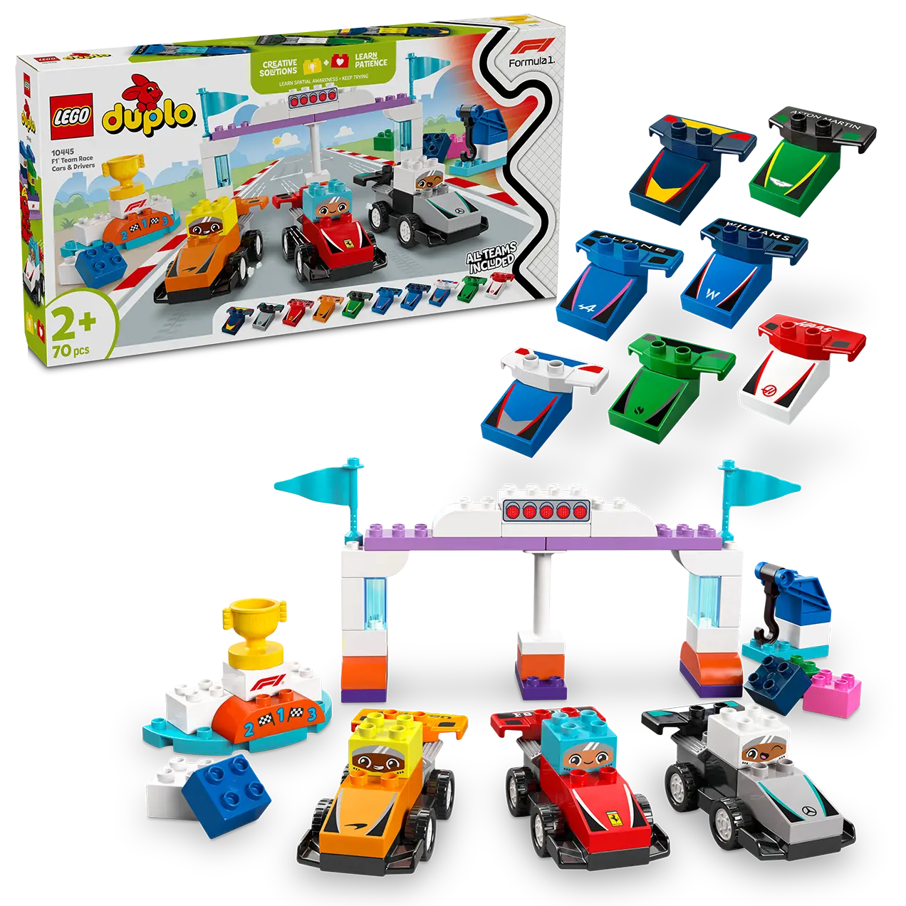 LEGO® DUPLO® 10445 F1® Team Race Cars & Drivers