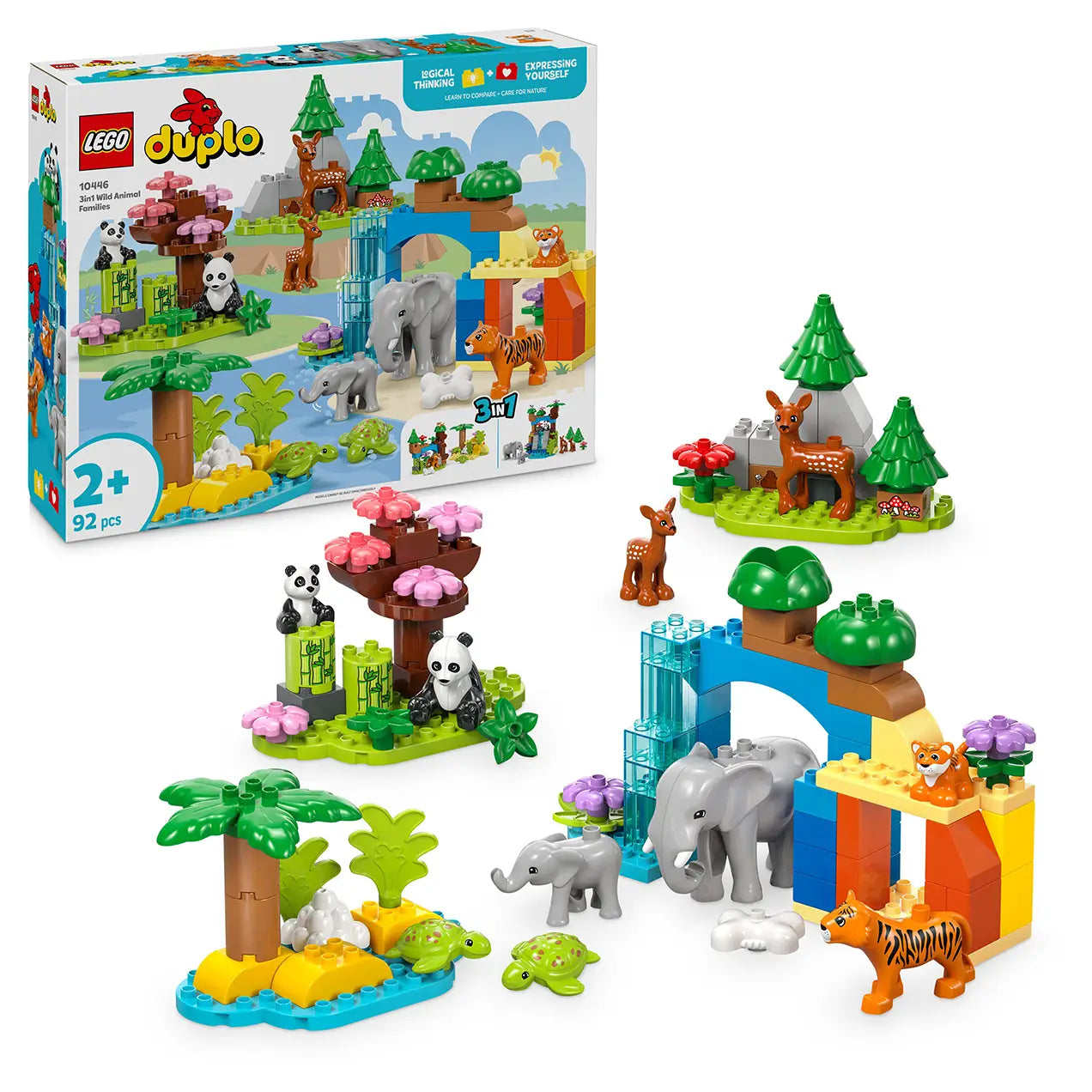 LEGO® DUPLO® 10446 3In1 Wild Animal Families