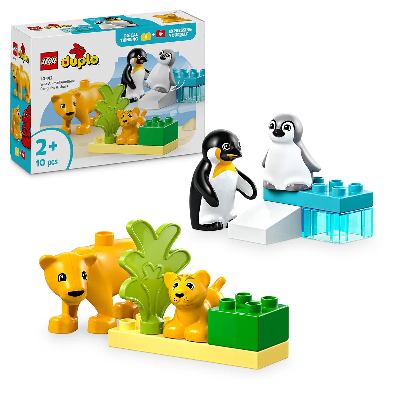 LEGO® DUPLO® 10442 Wild Animal Families: Penguins & Lions