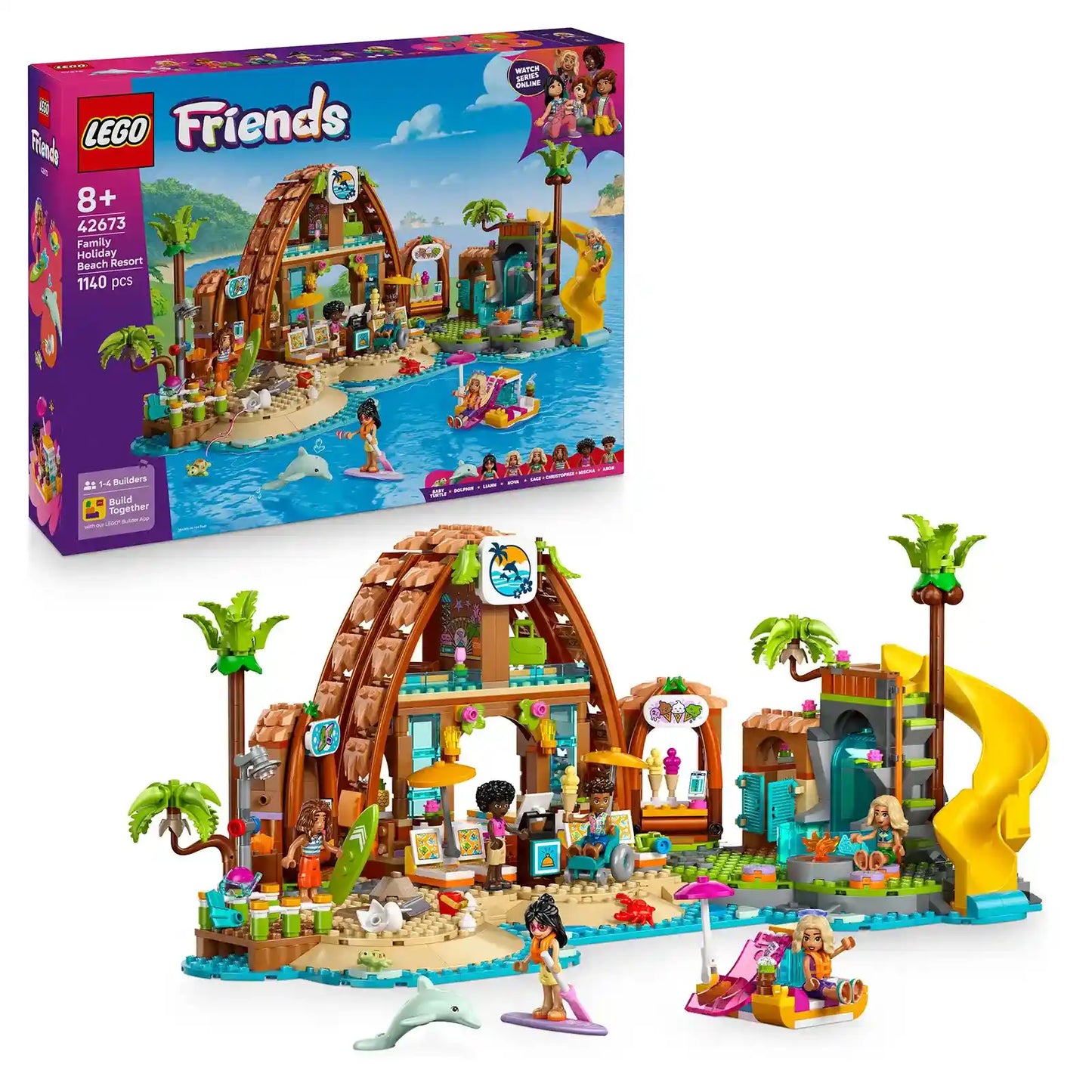 LEGO® Friends 42673 Rodinná dovolená u pláže