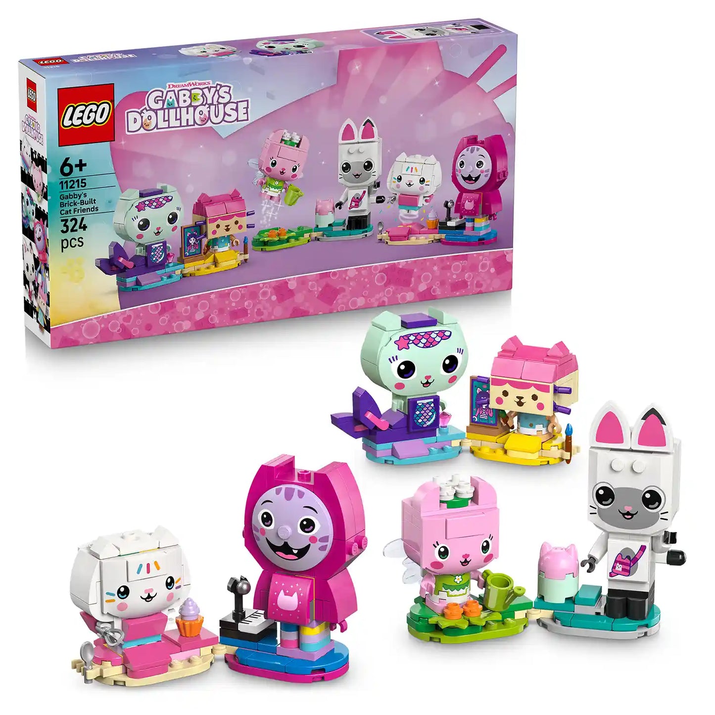 LEGO® Gábinin kouzelný domek 11215 Gábi a kočičí kamarádi z kostek