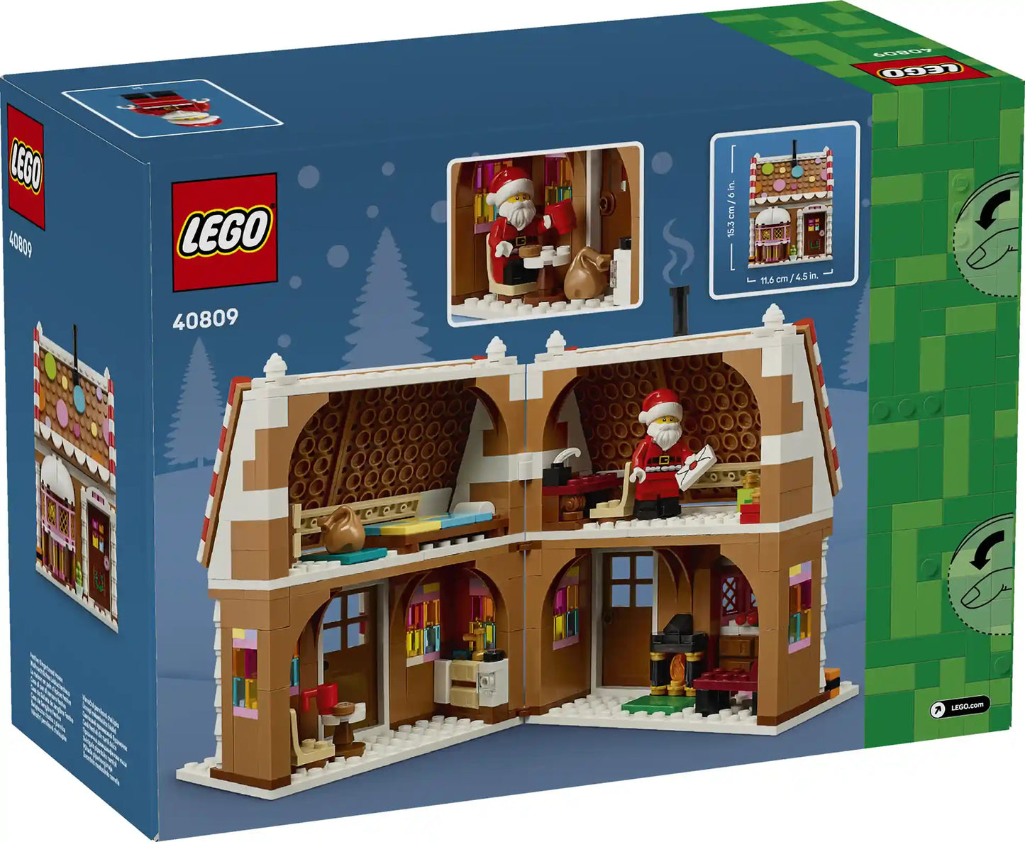 LEGO® 40809 Vánoční perníková chaloupka, Vánoční dárek pro děti