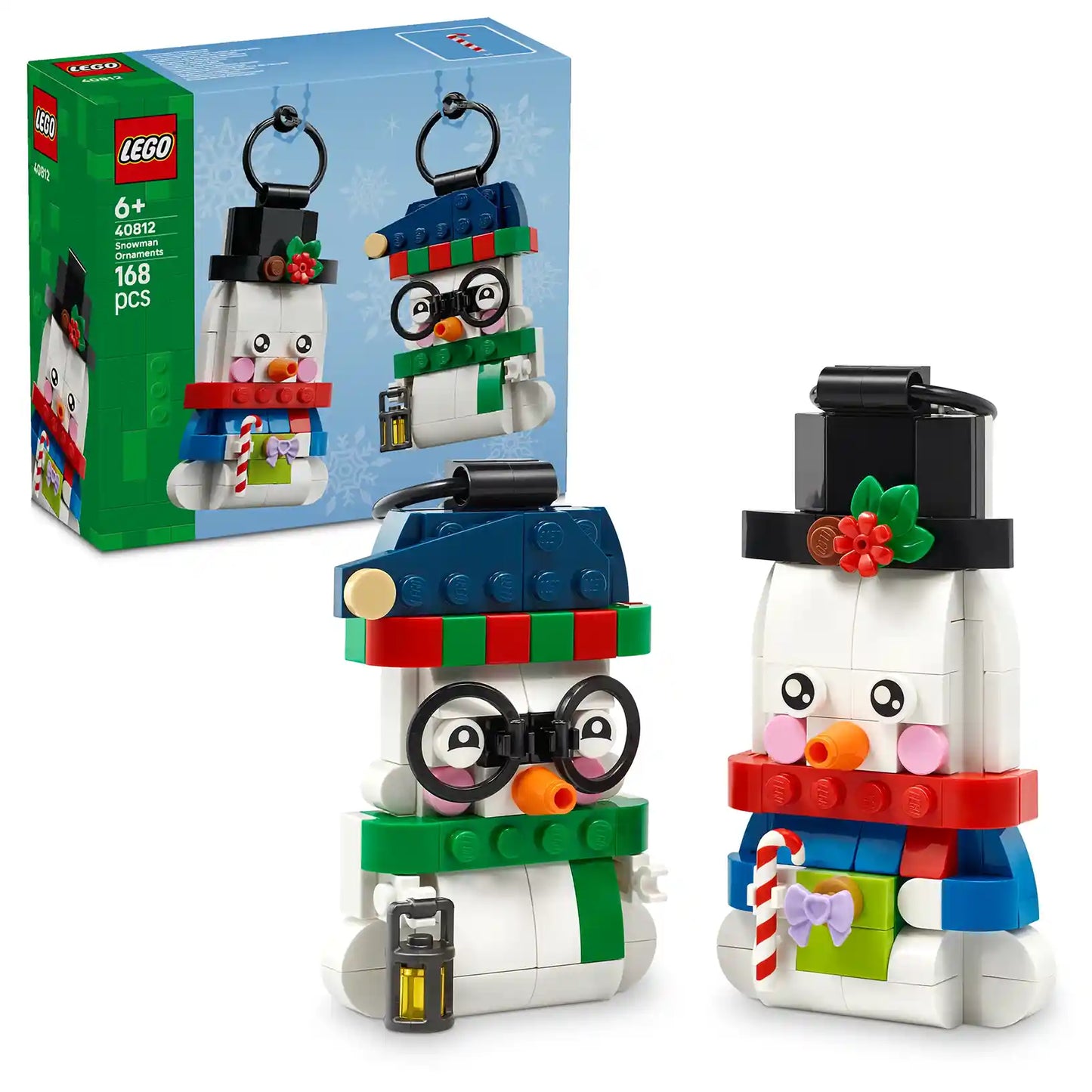 LEGO® 40812 Ozdobní sněhuláci, Vánoční dekorace