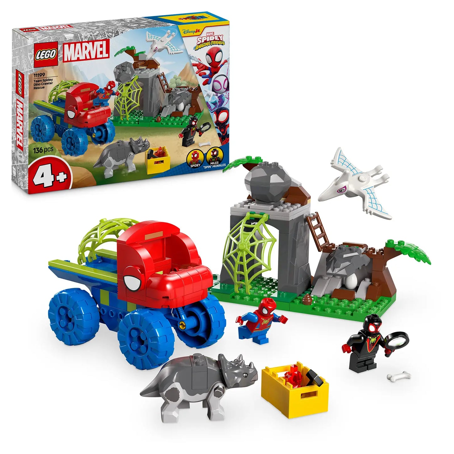 LEGO® Marvel 11199 Team Spidey Dino Crawler Rescue