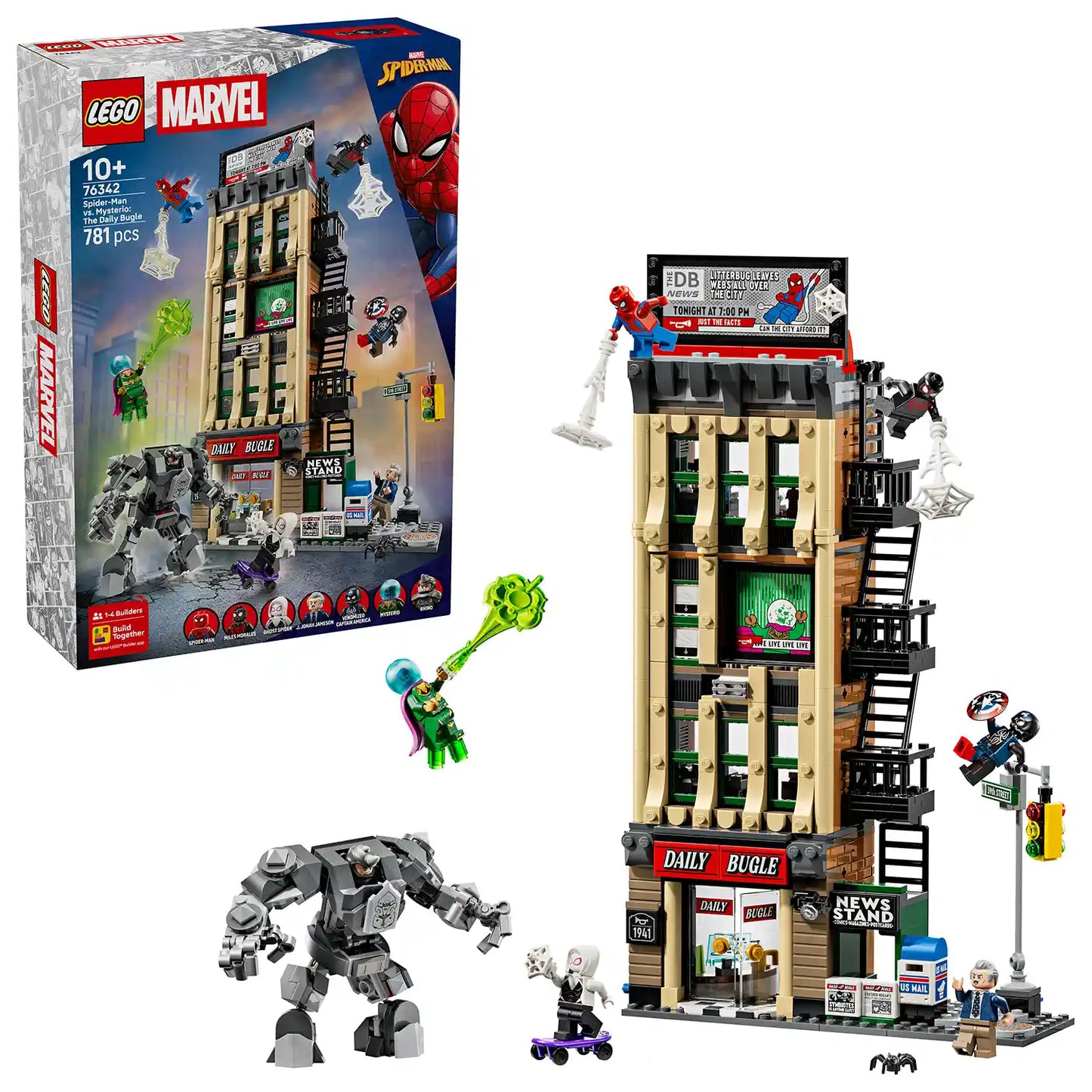 LEGO® ǀ Marvel 76342 Spider-Man vs. Mysterio: Daily Bugle