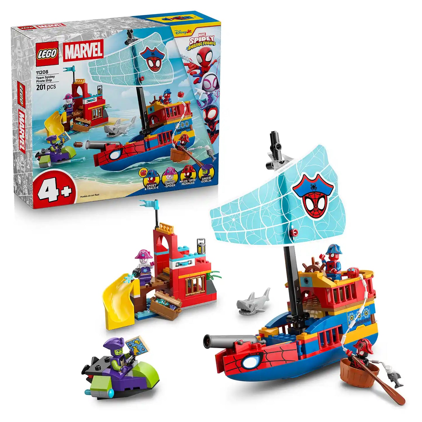 LEGO® ǀ Marvel 11208 Pirátská loď Spideyho týmu
