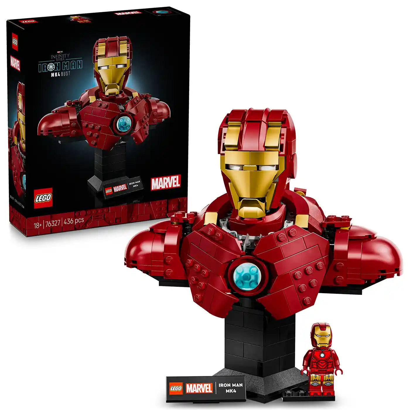 LEGO® ǀ Marvel 76327 Busta Iron Man MK4