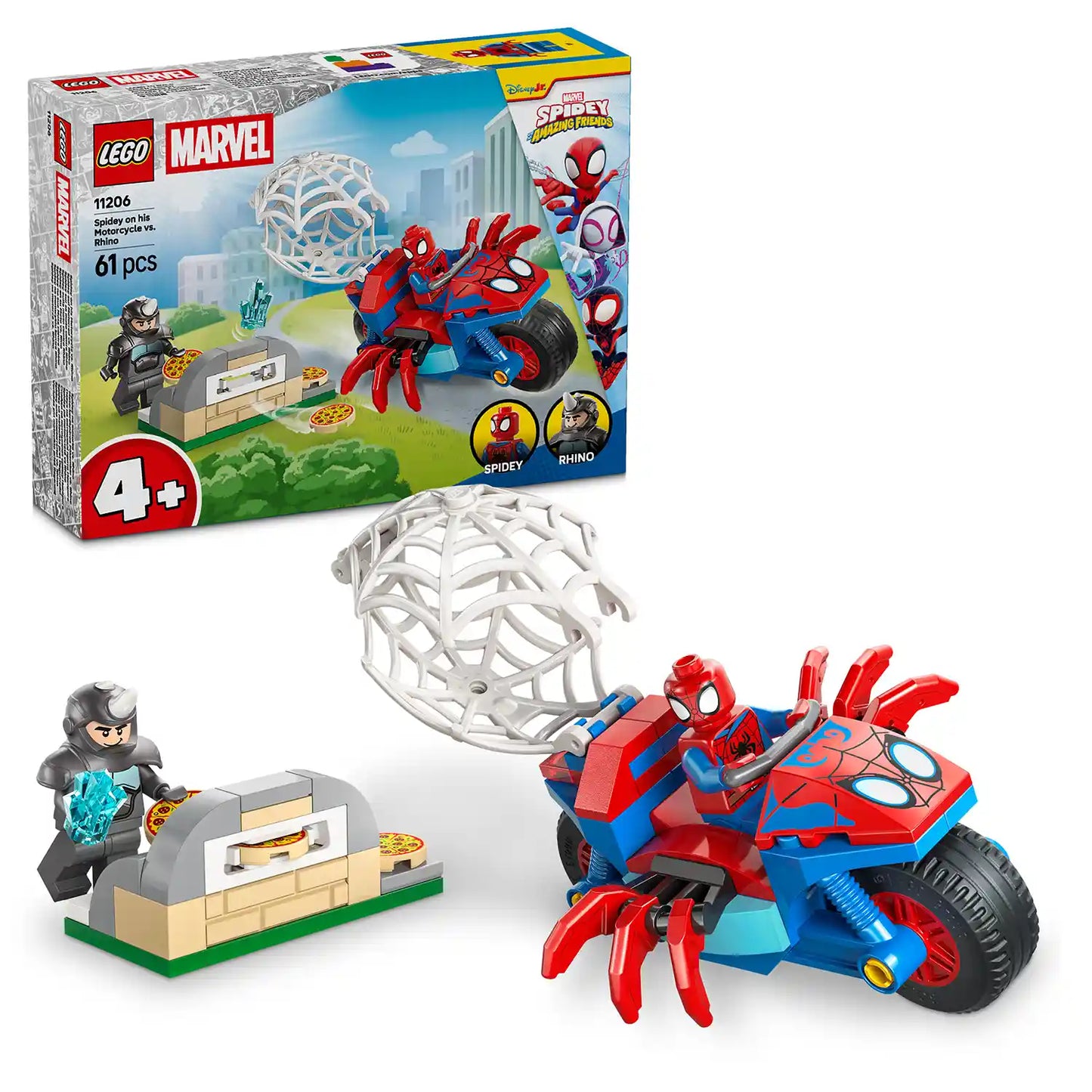 LEGO® ǀ Marvel 11206 Spidey na motorce vs. Rhino
