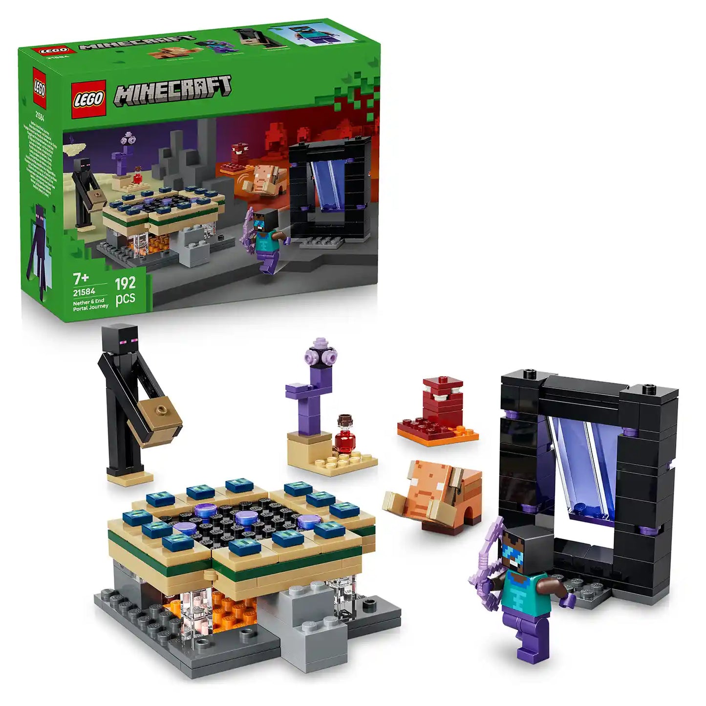 LEGO® Minecraft®  21584 Cesta portálem do Netheru a Endu