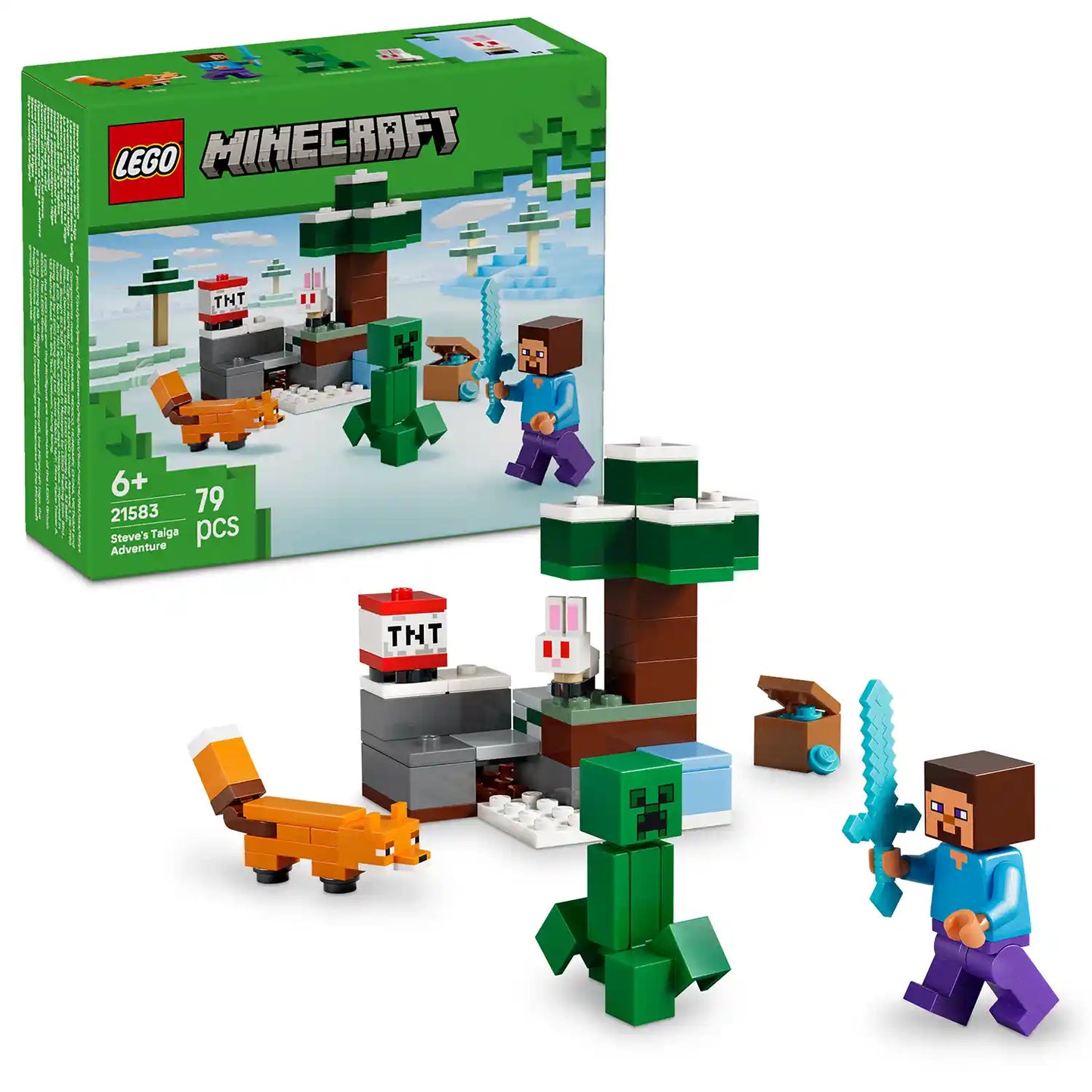 LEGO® Minecraft®  21583 Steve a dobrodružství v tajze