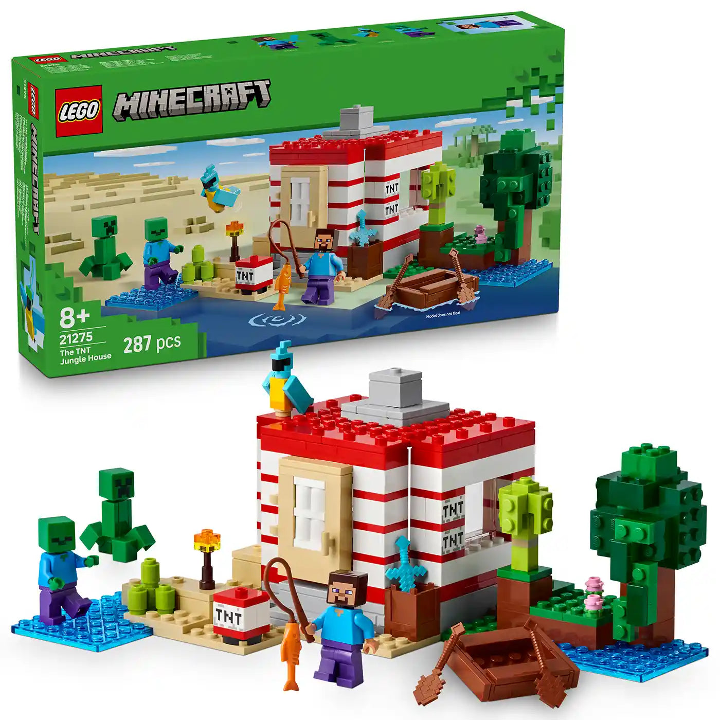 LEGO® Minecraft® 21275 TNT dům v džungli