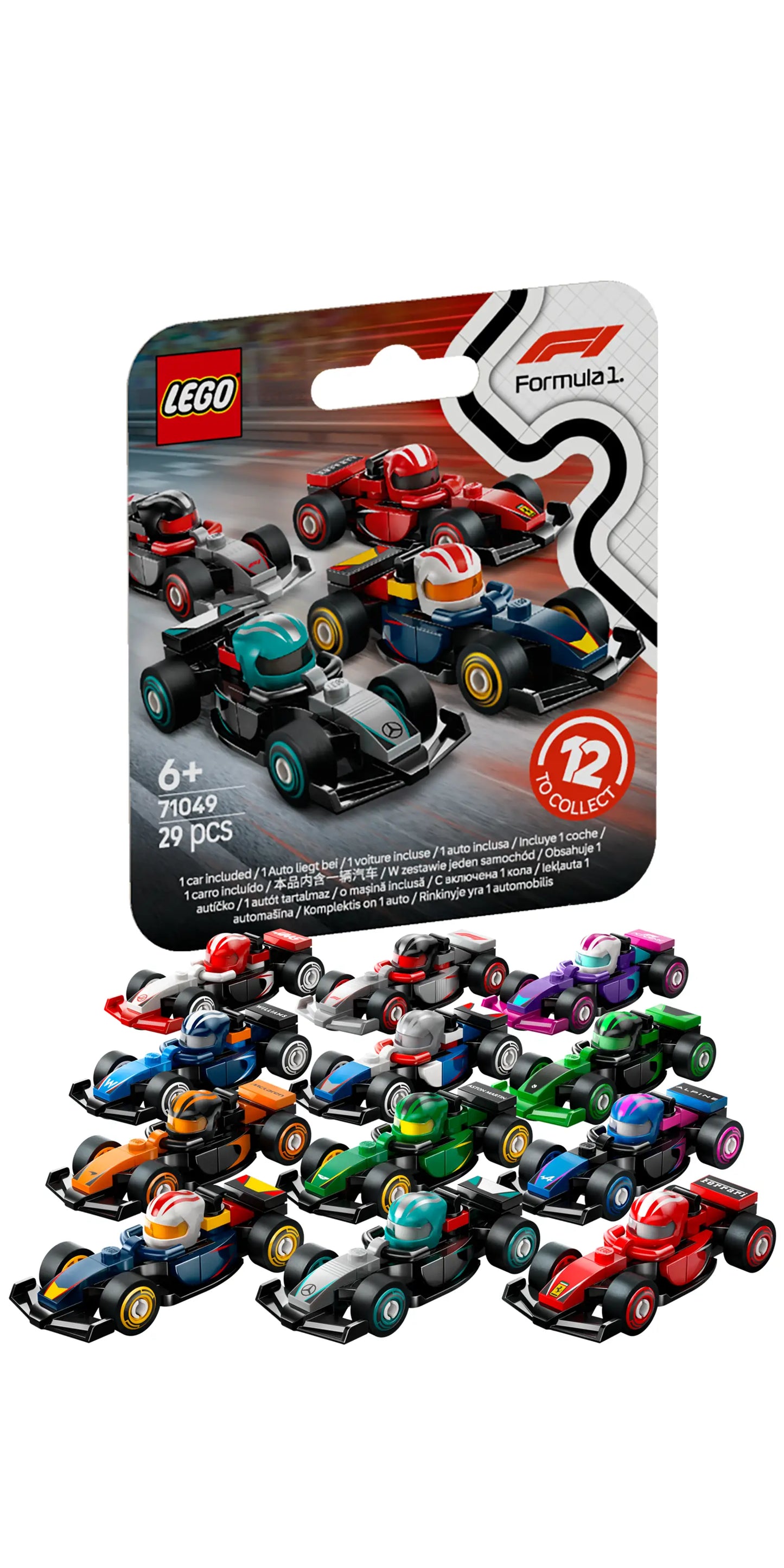LEGO® 71049 F1® Collectible Race Cars