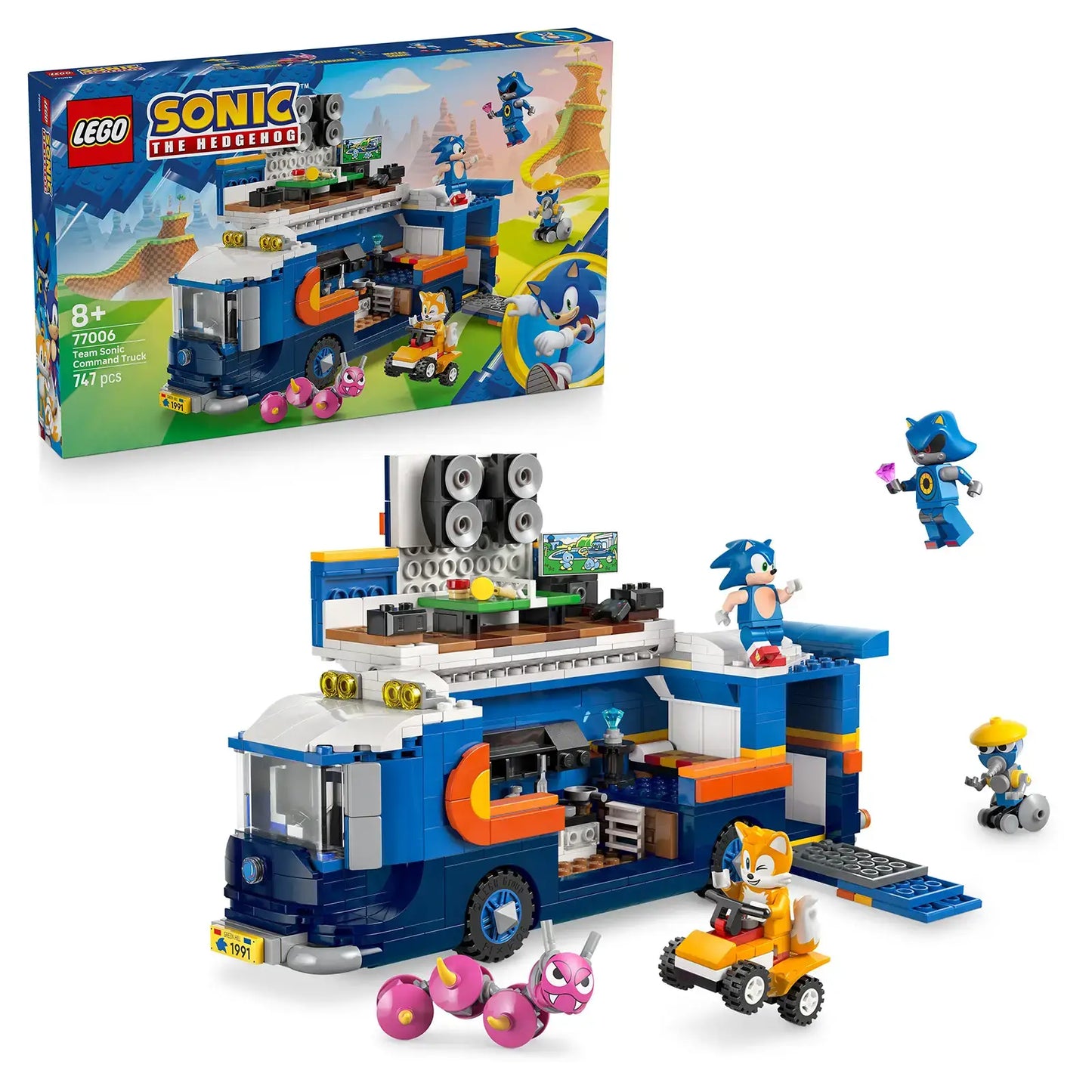 LEGO® Sonic the Hedgehog™ 77006 Velitelské vozidlo týmu Sonic