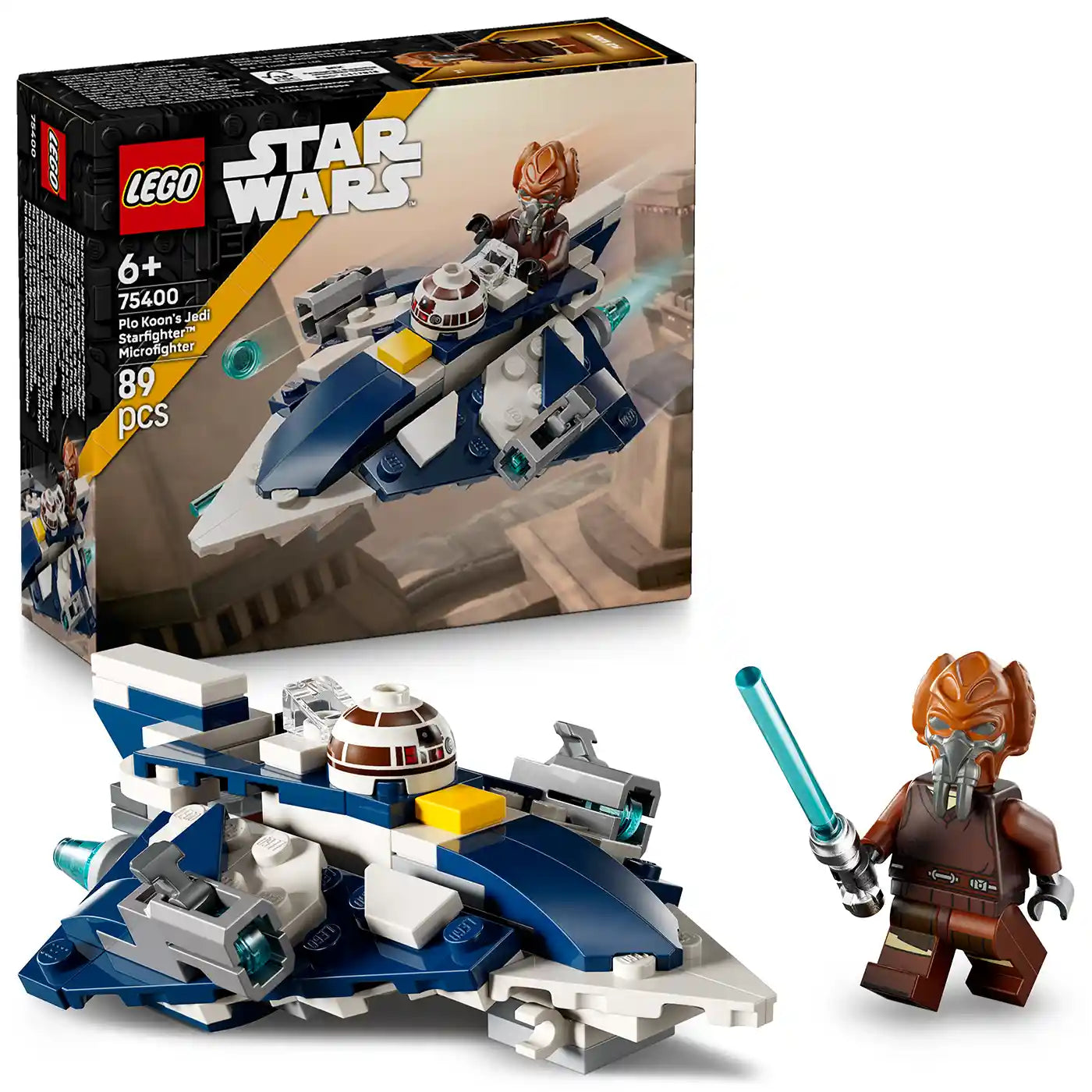 LEGO® Star Wars™ 75400 Plo Koon a jeho jediská mikrostíhačka
