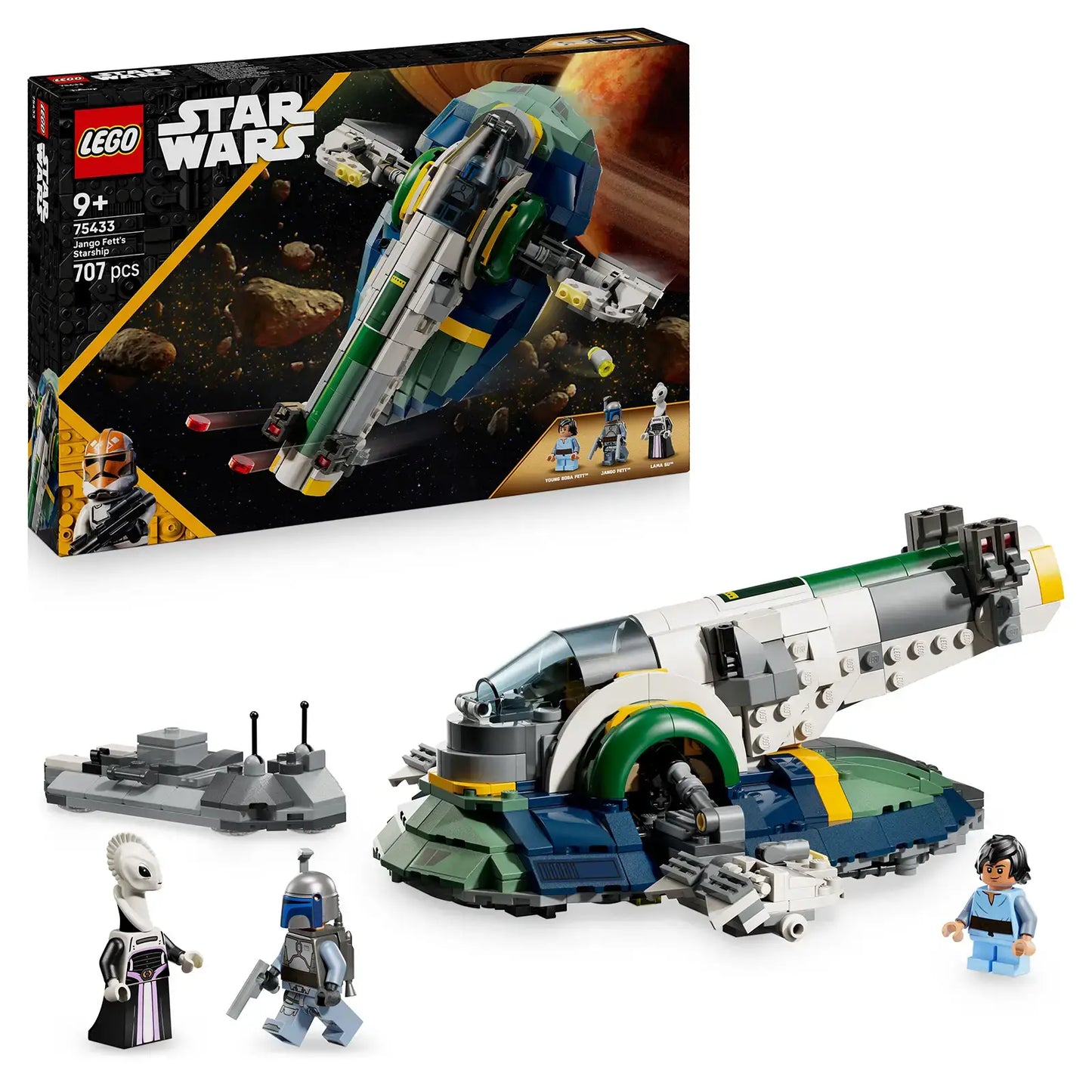 LEGO® Star Wars™ 75433 Jango Fett a jeho hvězdná loď