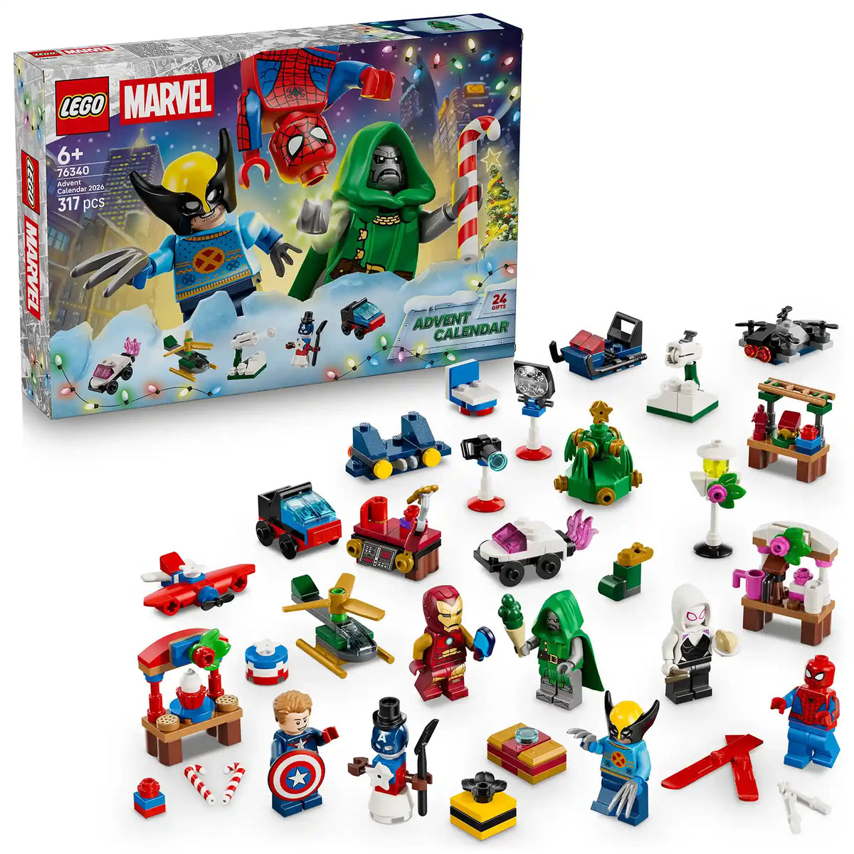 LEGO® ǀ Marvel 76340 Adventní kalendář 2026
