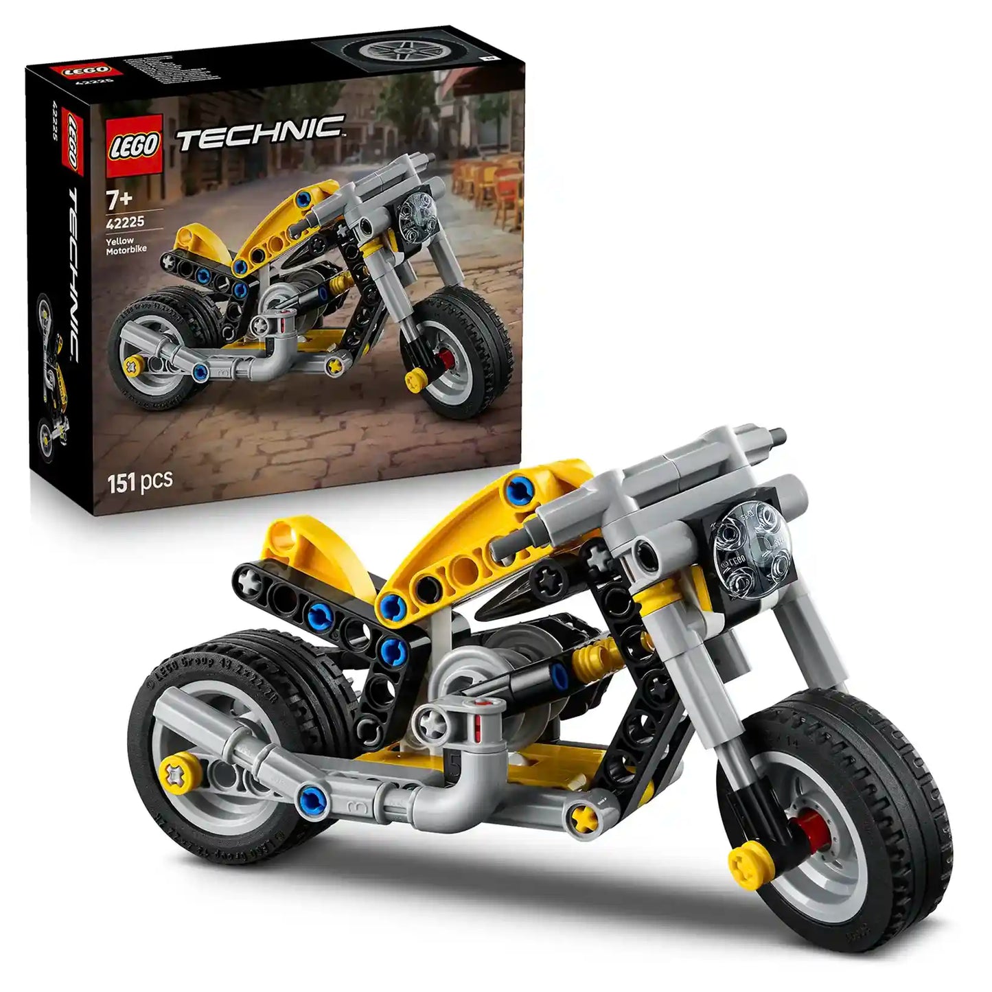 LEGO® Technic 42225 Žlutá motorka