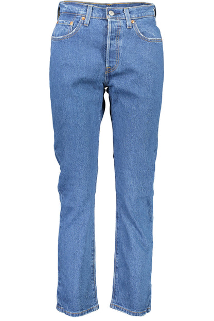 LEVI'S WOMAN DENIM JEANS BLUE