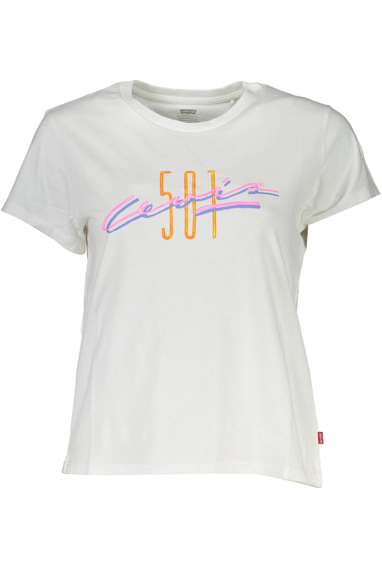 LEVI'S SHORT SLEEVE T-SHIRT WOMEN WHITE