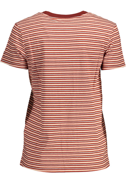 LEVI'S WOMEN'S SHORT SLEEVE T-SHIRT RED