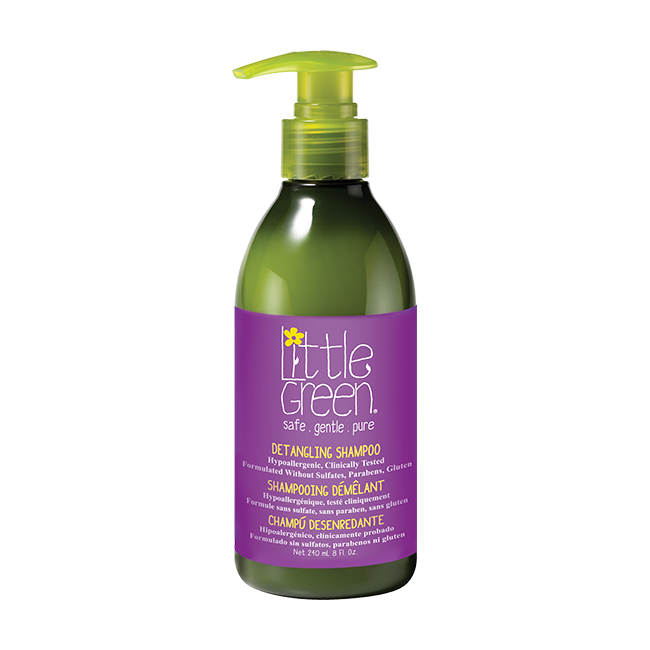 Little Green KIDS Detangling Shampoo šampon pro snadné rozčesávání vlasů pro děti 240 ml