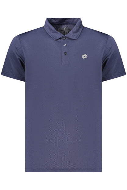 LOTTO MEN'S SHORT-SLEEVED POLO SHIRT BLUE