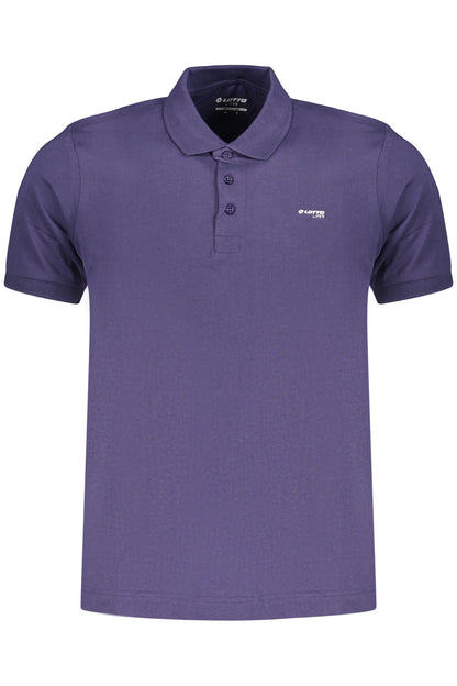 LOTTO MEN'S SHORT-SLEEVED POLO SHIRT BLUE