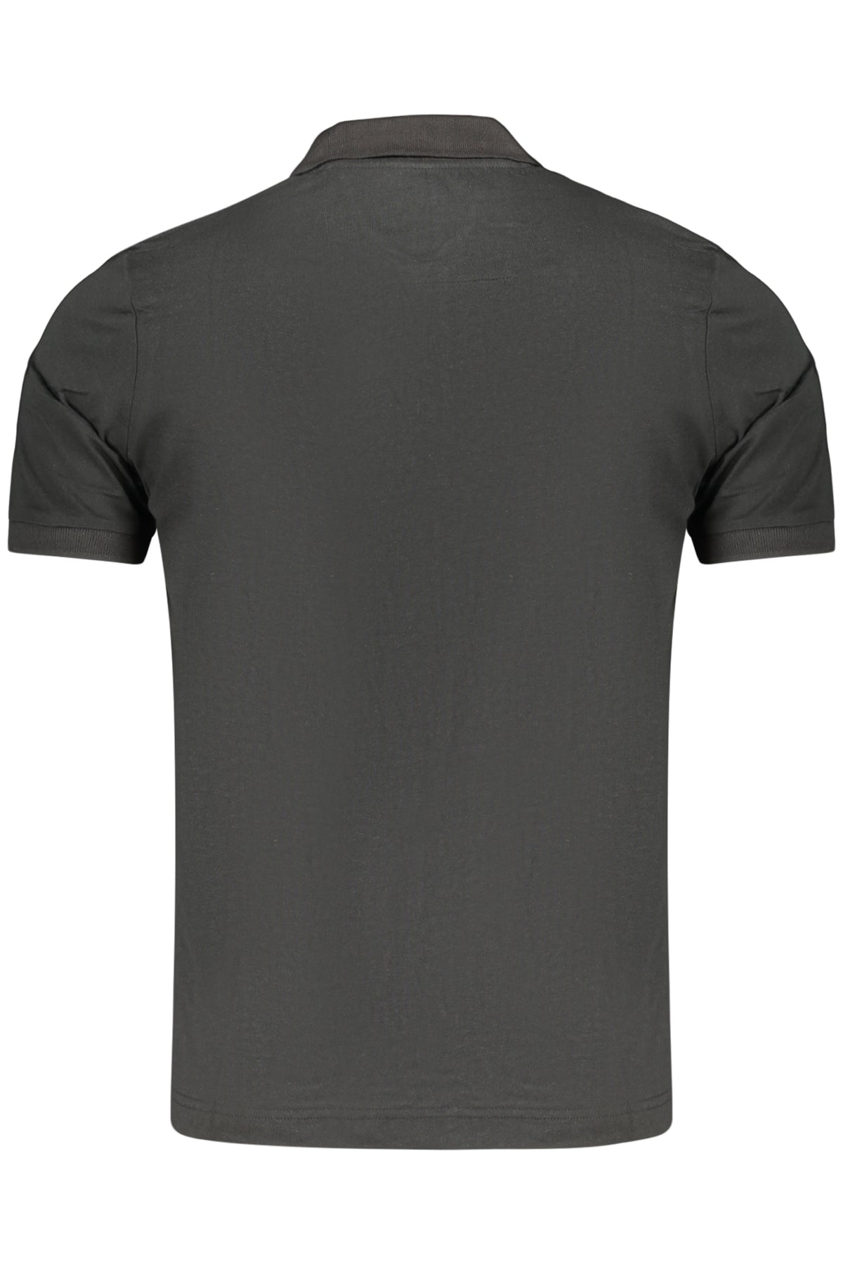 LOTTO MEN'S BLACK SHORT-SLEEVED POLO SHIRT