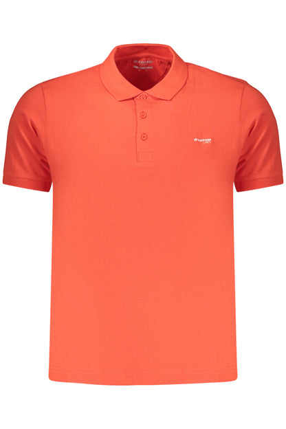LOTTO MEN'S SHORT-SLEEVED POLO SHIRT, RED