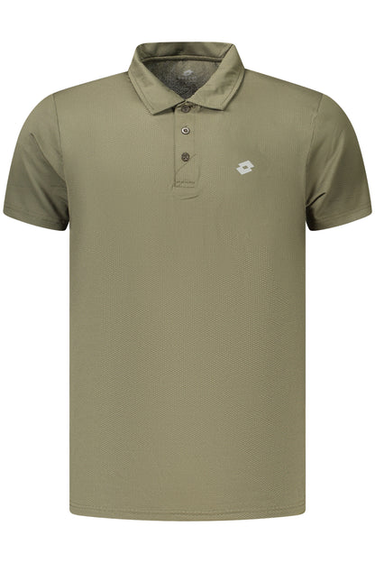 LOTTO MEN'S SHORT-SLEEVED POLO SHIRT GREEN