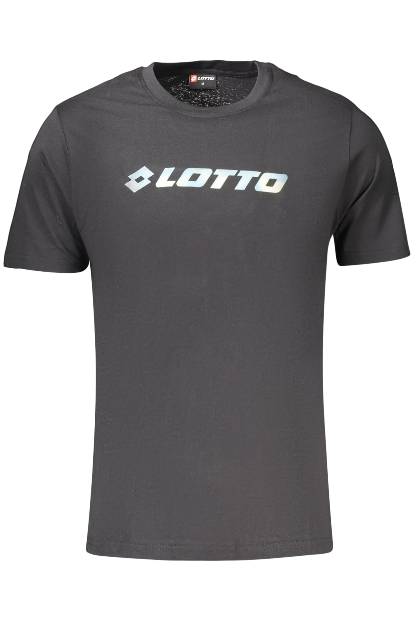 LOTTO MEN'S BLACK SHORT-SLEEVED T-SHIRT