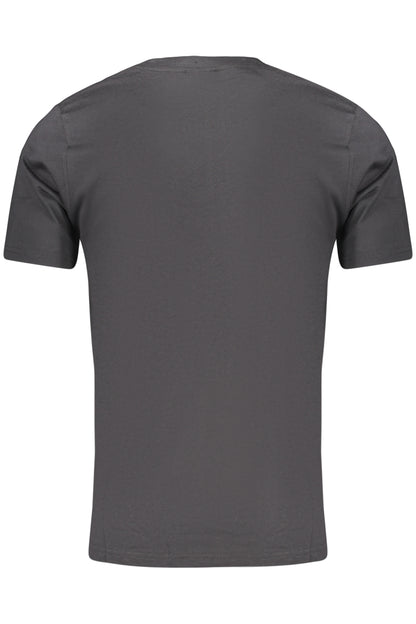 LOTTO MEN'S BLACK SHORT-SLEEVED T-SHIRT