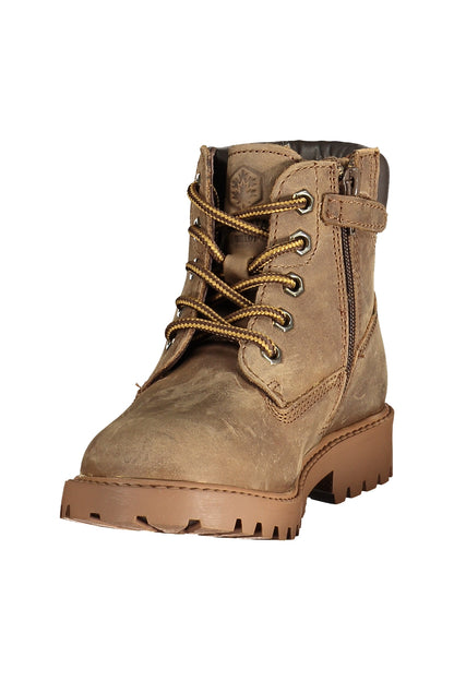 Bottes marron pour enfants Lumberjack