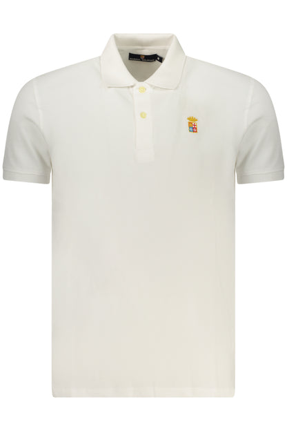 Navy Men's Short-Sleeved Polo Shirt, White