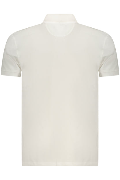 Navy Men's Short-Sleeved Polo Shirt, White