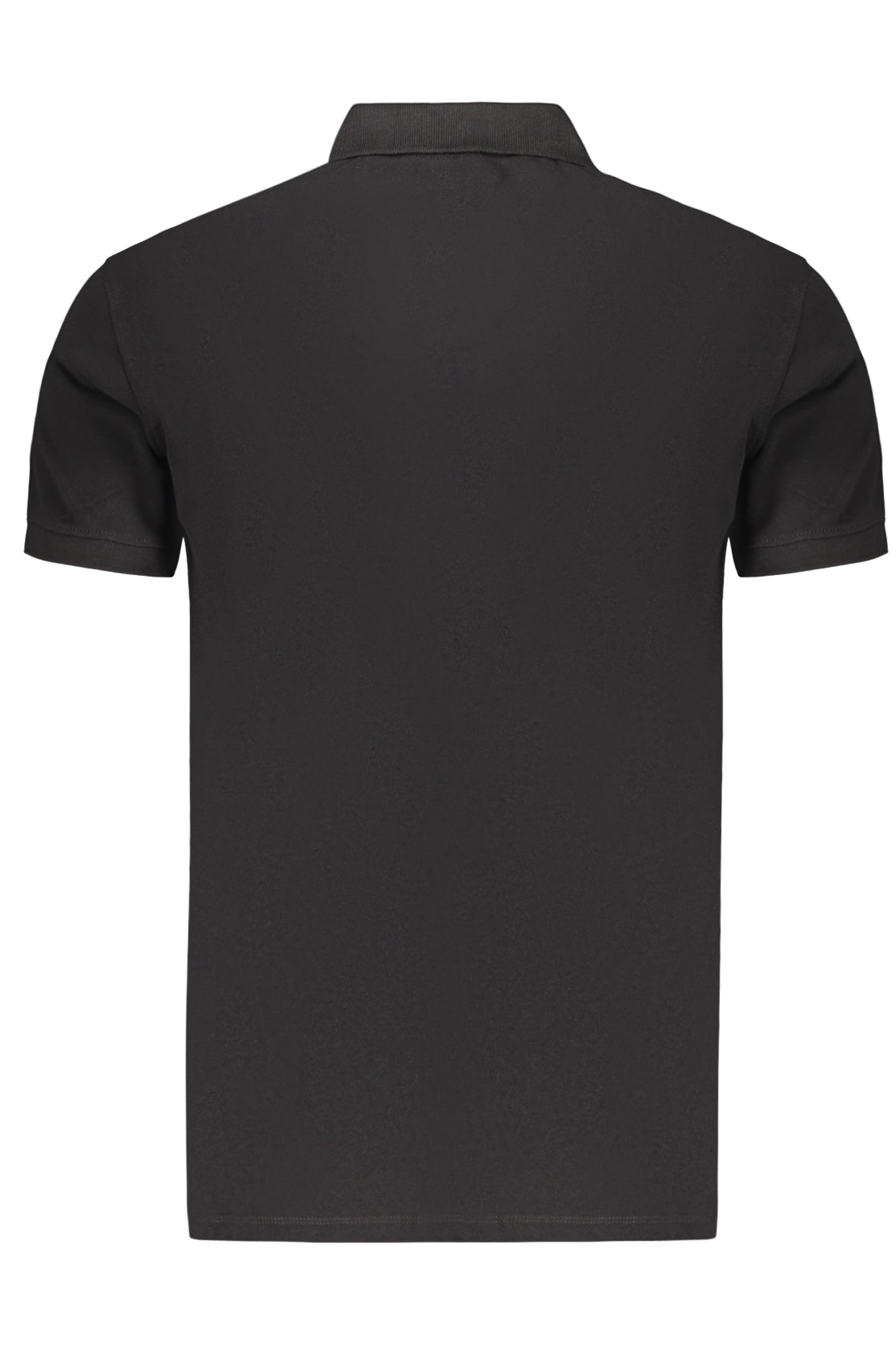 Navy Men's Black Short-Sleeved Polo Shirt