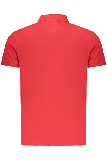MEN'S RED NAVY SHORT-SLEEVE POLO SHIRT