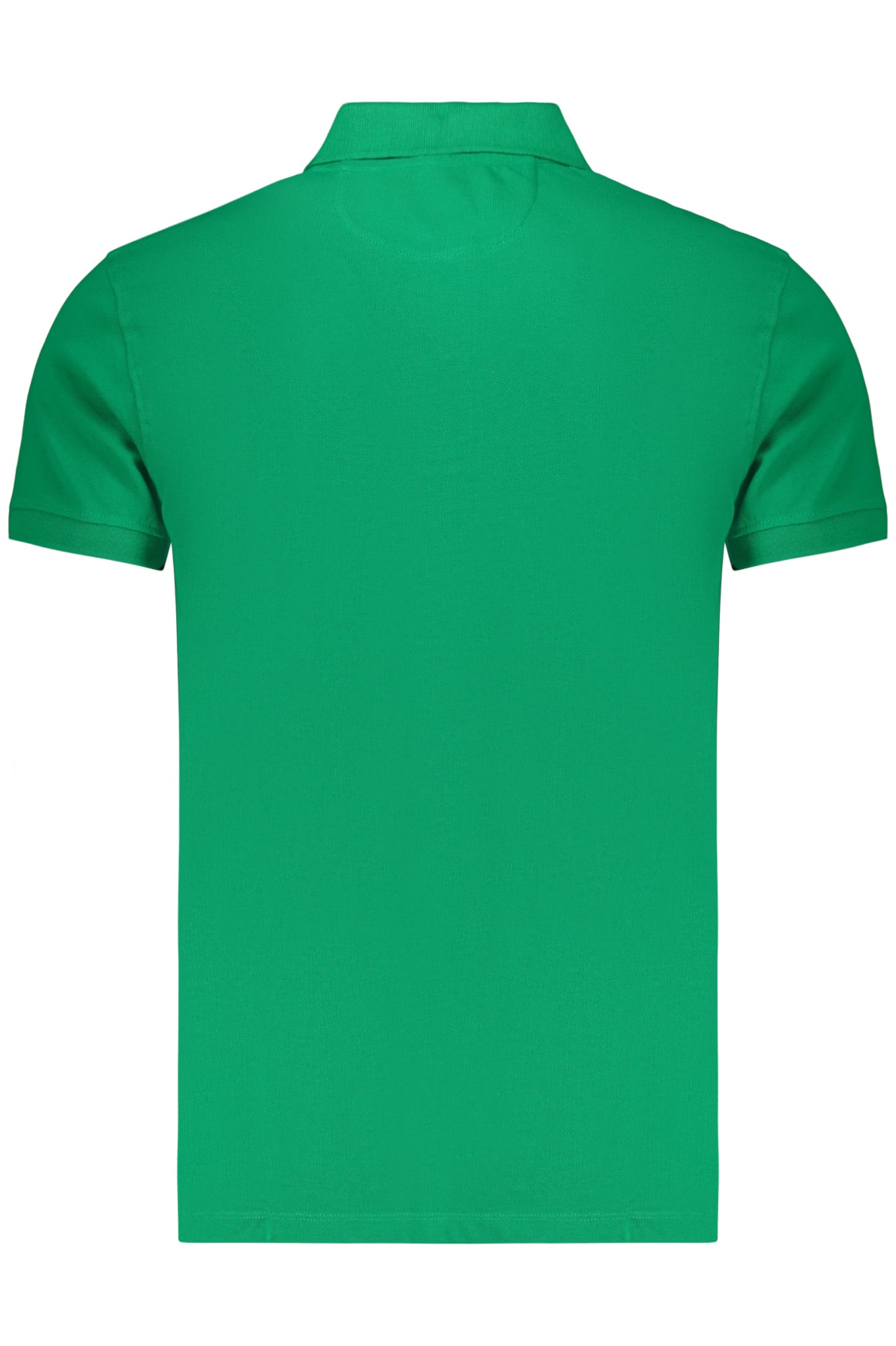 Navy Green Men's Short-Sleeved Polo Shirt