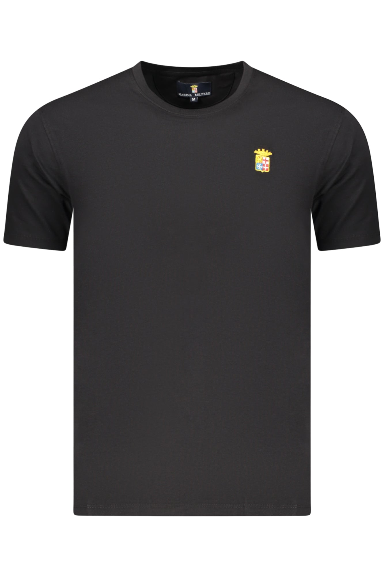 Navy Men's Black Short-Sleeved T-Shirt