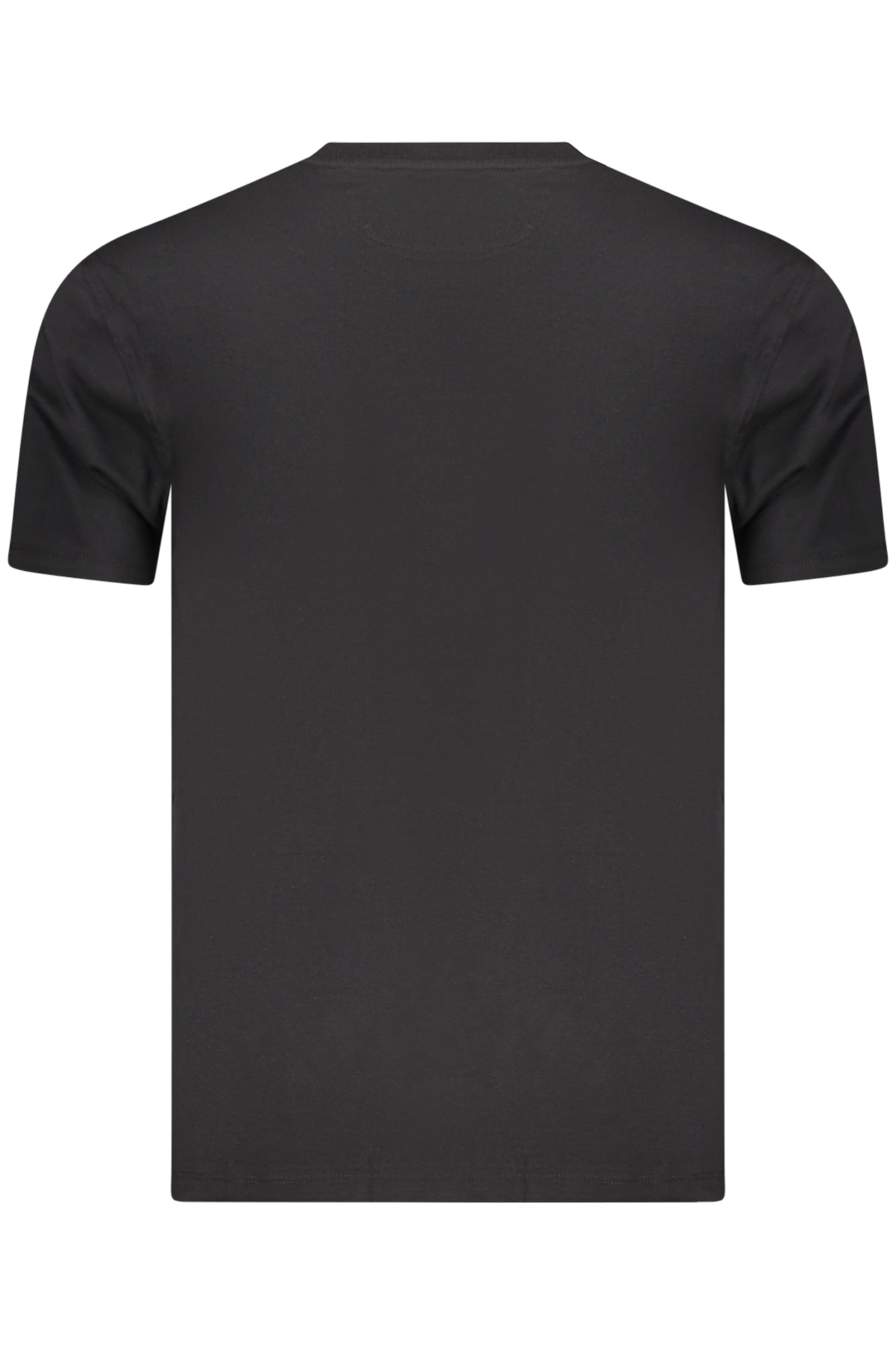 Navy Men's Black Short-Sleeved T-Shirt