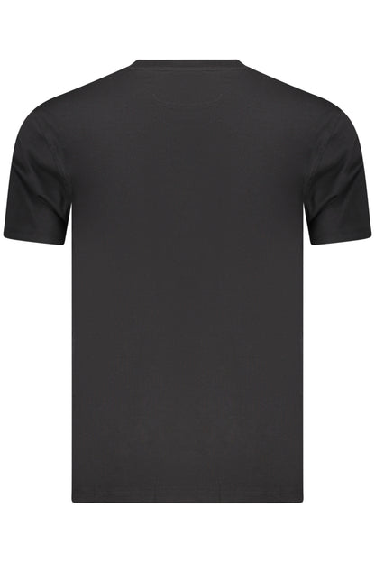Navy Men's Black Short-Sleeved T-Shirt