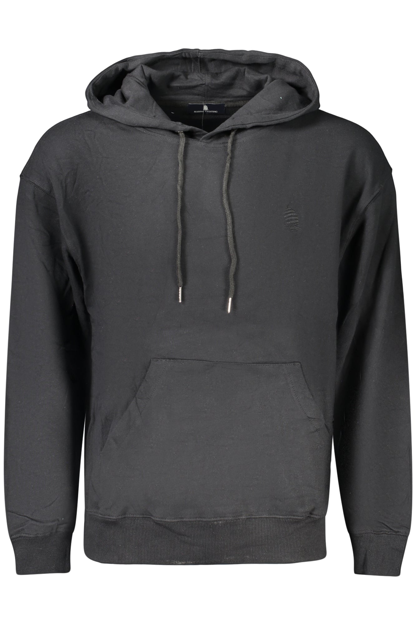 MARINA YACHTING MEN'S BLACK ZIP-UP SWEATSHIRT