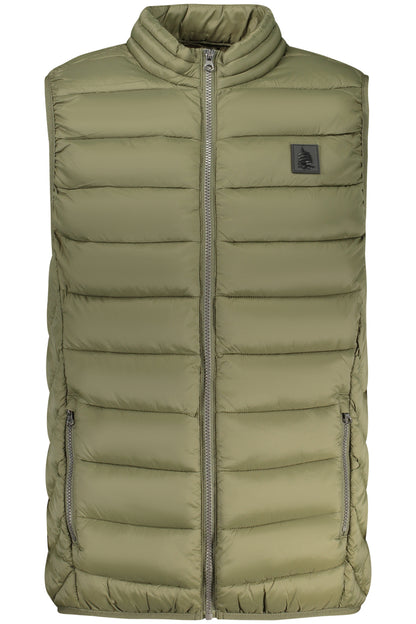 MARINA YACHTING MEN'S GREEN SLEEVELESS JACKET