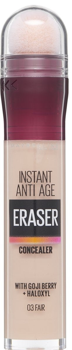 Corrector líquido Maybelline Instant Age Rewind con aplicador de esponja 6,8 ml 03 Fair