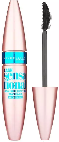 Máscara de pestañas Maybelline Lash Sensational Waterproof 9.4 ml Negro