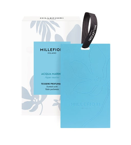 Millefiori Acqua Marina Scented Cards 3pcs