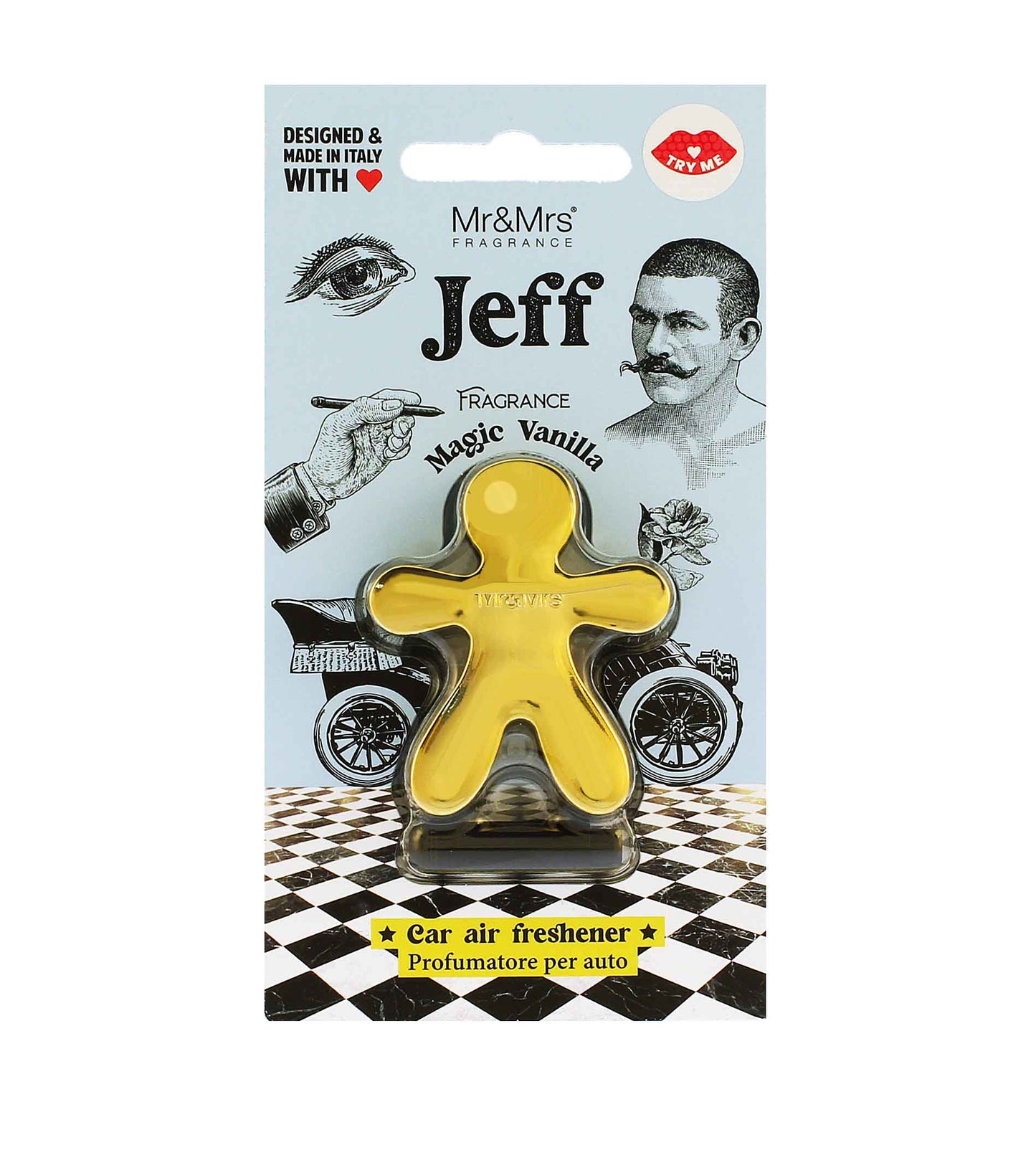 Mr&Mrs Fragrance Jeff Magic Vanilla Car Air Freshener